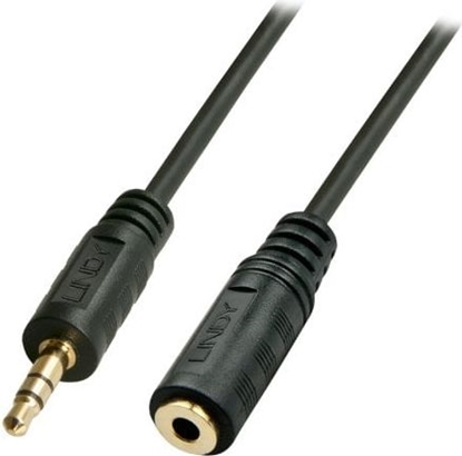 Изображение Lindy 5m Premium Audio 3.5mm Jack Extension Cable