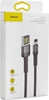 Picture of Baseus Lightning USB cable (reversible) Baseus Cafule 2.4A 1m (gray-black)
