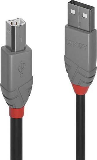 Picture of Lindy 10m USB 2.0 Type A to B Cable, Anthra Line