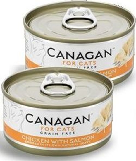 Picture of Canagan CANAGAN KOT pusz.75g CHICKEN/SALMON KURCZAK / OSO /12