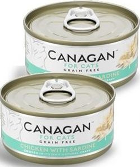 Picture of Canagan CANAGAN KOT pusz.75g CHICKEN/SARDINE KURCZAK / SARDYNKA /12