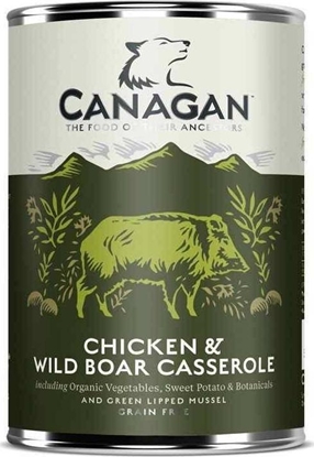 Attēls no Canagan CANAGAN PIES pusz.400g CHICKEN&WILD BOAR JAGNICINA /6