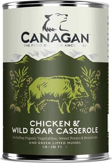 Picture of Canagan CANAGAN PIES pusz.400g CHICKEN&WILD BOAR JAGNICINA /6