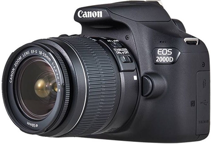 Изображение Canon EOS 2000D BK 18-55 IS II EU26 SLR Camera Kit 24.1 MP CMOS 6000 x 4000 pixels Black