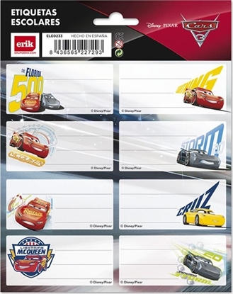 Изображение Cars Cars - Naklejki na zeszyt lub ksik (16 szt.)