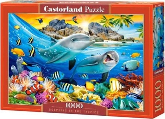 Изображение Castorland Puzzle 1000 Dolphins in the Tropics CASTOR