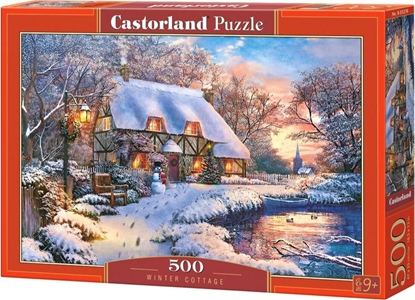 Изображение Castorland Puzzle 500 Winter Cottage CASTOR