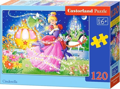 Attēls no Castorland Puzzle Cinderella 120 elementów (261563)