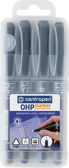 Picture of Centropen FOLIOPIS CENTROPEN OHP 2638 B 1-3MM 4 KOLORY