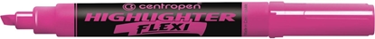 Attēls no Centropen TEXTMARKER CENTROPEN 8542 RÓOWY FLEXI ZAKRELACZ MIKKA KOCÓWKA