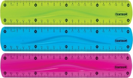 Picture of Centrum Linijka plastikowa Flexible 20cm 86639