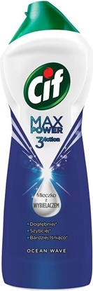 Attēls no Cif CIF_Max Power 3 Action mleczko z wybielaczem do czyszczenia powierzchni Ocean Wave 1001g