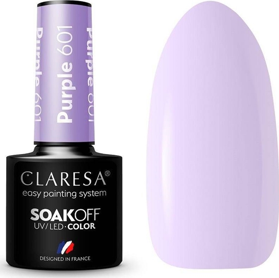 Изображение Claresa Claresa Soak Off UV/LED Purple lakier hybrydowy 601 5g