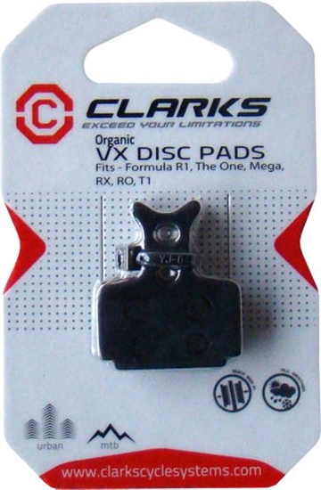 Изображение Clarks Okadziny hamulcowe FORMULA (One, R1, Mega, RX, R0, T1) organiczne