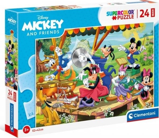 Изображение Clementoni Clementoni Puzzle 24el Maxi podogowe Mickey i Przyjaciele 24218