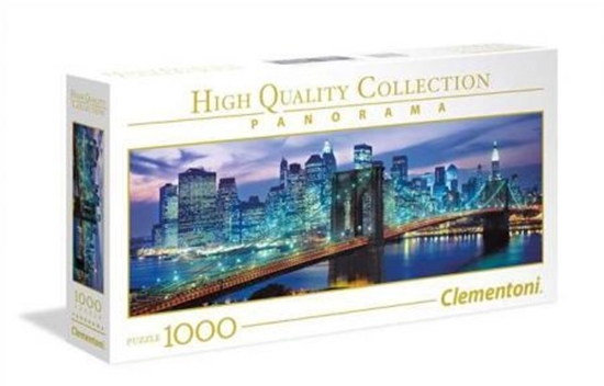 Picture of Clementoni Puzzle 1000 elementów. Panorama - New York Brooklyn Bridge (39434 CLEMENTONI)
