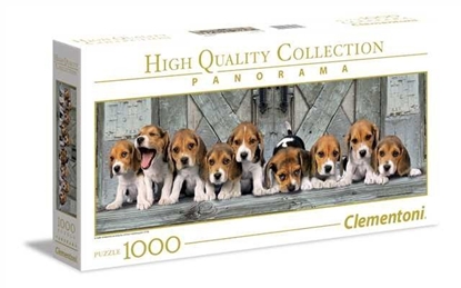 Attēls no Clementoni Puzzle 1000el Panorama Beagles