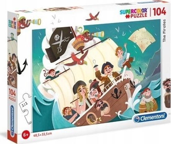 Picture of Clementoni Puzzle 104 elementy Piraci