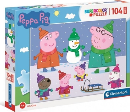 Picture of Clementoni Puzzle 104el Maxi Peppa Pig. Świnka Peppa 23752