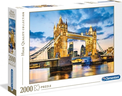 Изображение Clementoni Puzzle 2000 elementów HQ Tower Bridge at Dusk
