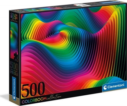 Attēls no Clementoni Puzzle 500el color boom Waves. Fale 35093