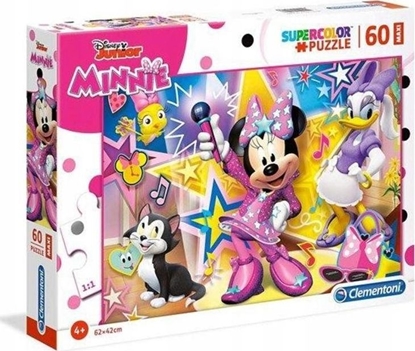 Attēls no Clementoni Puzzle 60 elementów Maxi Minnie Szczliwi Pomocnicy
