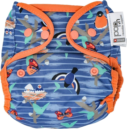 Изображение Close Caboo Otulacz, pieluszka wielorazowa Pop-in AIO Twilight Garden z napami 4.5-16 kg, 1 szt.