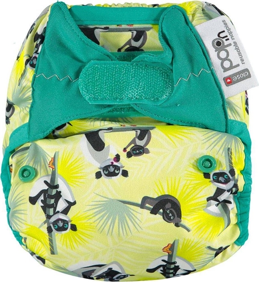 Изображение Close Caboo Otulacz, pieluszka wielorazowa z rzepami Lemur 3-16 kg, 1 szt.