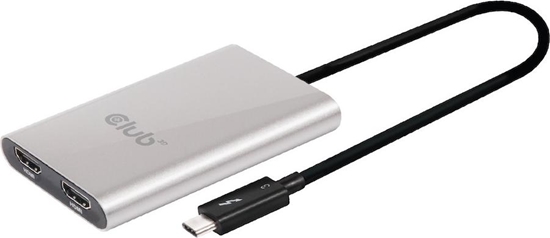 Picture of Adapter USB Club 3D Adap C3D Thunderbolt3 -> HDMI2.0 2Monitore 4K60Hz