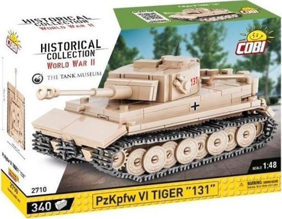 Picture of Cobi 2710 Historical Collection WWII Czog PzKpfw VI Tiger 131 340 klocków