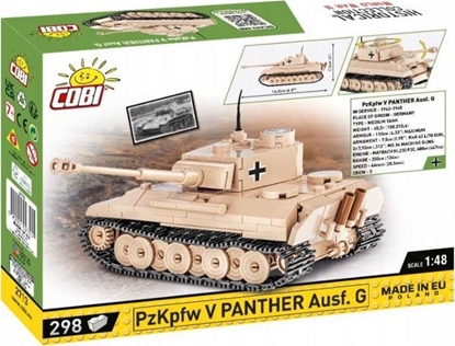 Изображение Cobi Klocki Historical Collection WWII Czołg PzKpfw V Panther Ausf. G 298 el