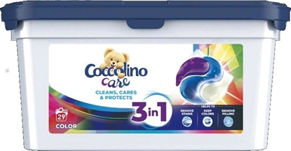 Изображение Coccolino  Coccolino Care Caps Kapsułki do prania 3in1 Color (29 prań) 783 g