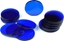 Изображение Crafters Crafters: Podstawki akrylowe - Transparentne - Okrągłe 32 x 3 mm - Niebieskie (15)