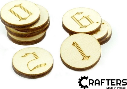 Picture of Crafters Crafters: Znaczniki drewniane - Cyfry (10)