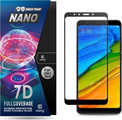 Picture of Crong Crong 7D Nano Flexible Glass - Szko hybrydowe 9H na cay ekran Xiaomi Redmi 5 uniwersalny