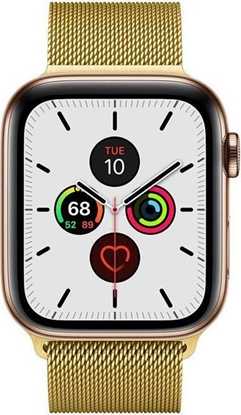 Изображение Crong Pasek ze stali nierdzewnej Crong Milano Steel do Apple Watch 42/44 mm zoty