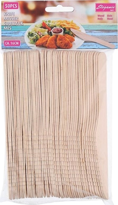 Picture of Cuisine Elegance Cuisine Elegance - Zestaw drewnianych noy 16,5 cm 50 szt.