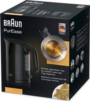 Picture of Braun PurEase WK 3000 WH electric kettle 1 L 2200 W Black