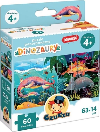 Picture of Czuczu Puzzle panoramiczne 60 Dinozaury