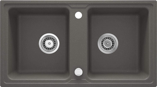 Picture of Zlewozmywak Deante Zorba Zlewozmywak 2-komorowy bez ociekacza
