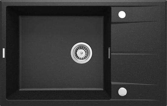 Изображение Zlewozmywak Deante Eridan  granitowy 1-komorowy z ociekaczem