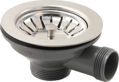 Attēls no Syfon Deante KIELICH Z SITKIEM 3,5'' DO OSP. DO ZLEW. STALOWYCH - XZL00VU00