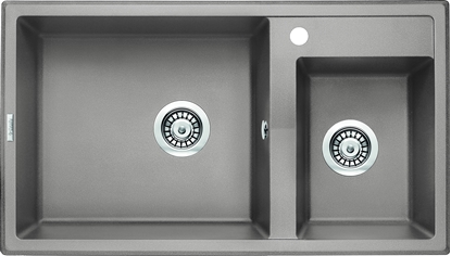 Изображение Zlewozmywak Deante . ERIDAN SZARY METALIK GRANIT 2K 880X500X200 + SPACE SAVER