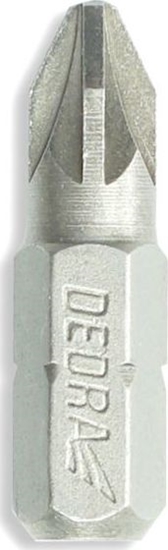 Picture of Dedra Kocówki wkrtakowe Pozidriv PZ1x25mm, 10szt pudeko plast (18A01PZ10-10)