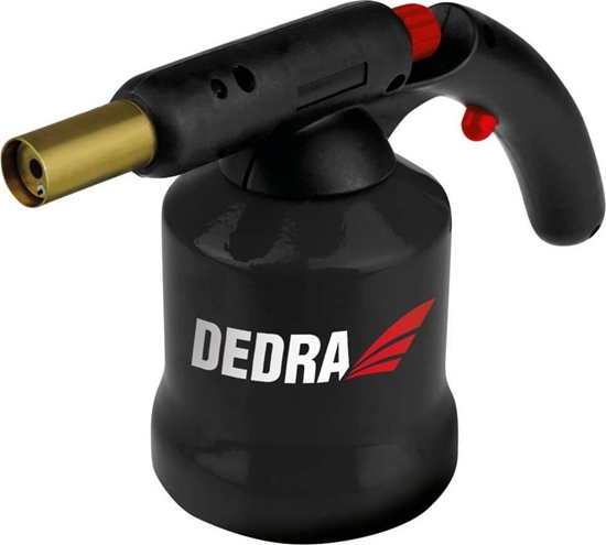 Picture of Dedra Lampa lutownicza gazowa z zaponem PIEZO, metalowa obudowa