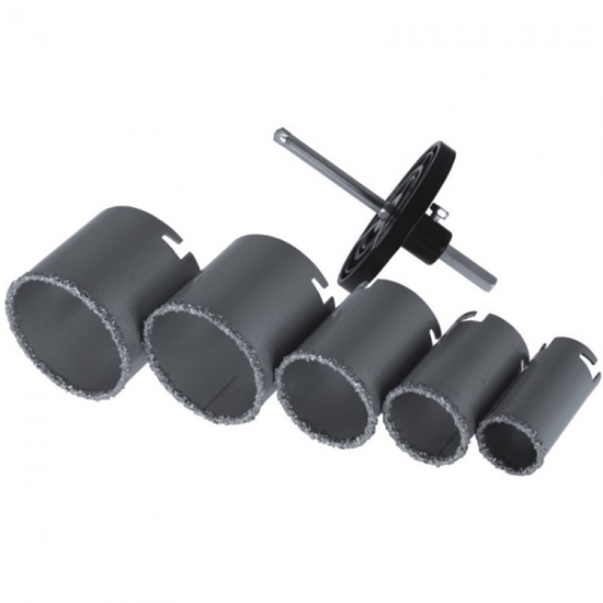 Изображение Dedra Otwornice wolframowe 33, 43, 53, 67, 73mm (DED1517)