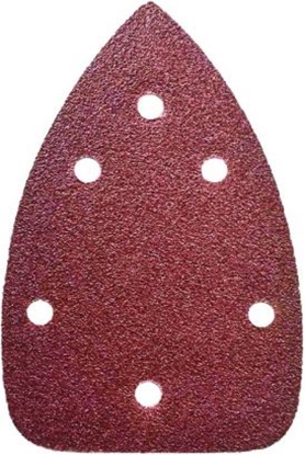 Picture of Dedra Papier cierny trójktny z otworami rzep 140 x 140 x 80mm gradacja 150 5szt. (DED79415)