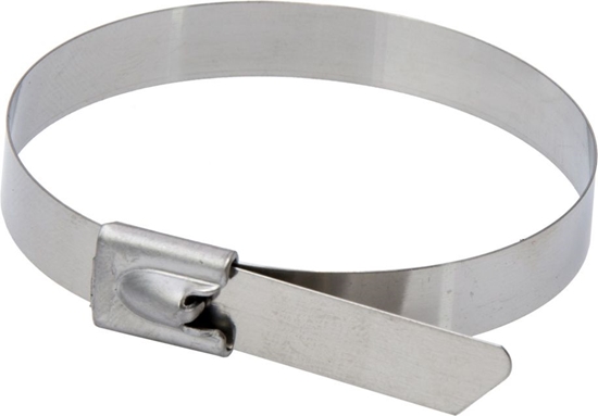 Изображение Dedra Stalowe opaski zaciskowe SS304 4,6 x 125mm 20szt. (11NB4121)