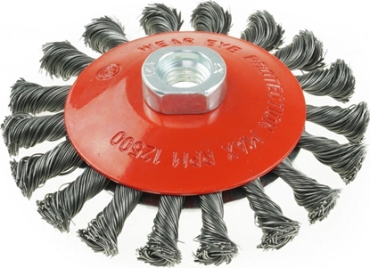 Picture of Dedra SZCZOTKA DRUCIANA STOKOWA 115MM M14 DRUT SKRCANY F40-115 DEDRA