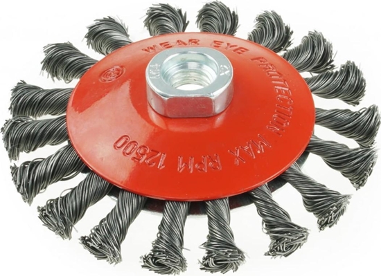 Picture of Dedra SZCZOTKA DRUCIANA STOKOWA 115MM M14 DRUT SKRCANY F40-115 DEDRA